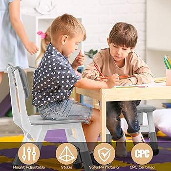 Amazon.com: Kids Chair, 3 Level Height Adjustable Kid Chair
